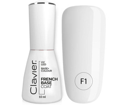 Clavier French Base Coat Baza kauczukowa budująca - F1 MILKY WAY 10ml