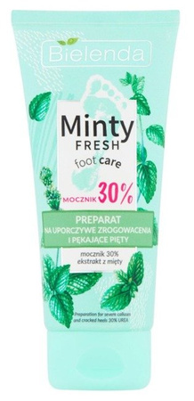 Bielenda Minty Fresh Preparat na uporczywe zrogowacenia i pękające pięty z 30% mocznikiem 100ml