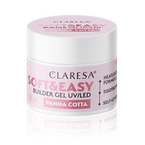 Claresa Soft&Easy Builder Gel UV/LED Żel budujący - PANNA COTTA 90g