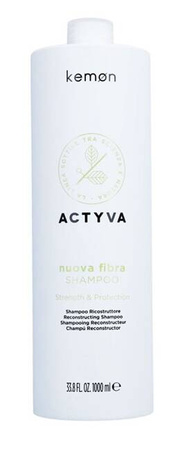 Kemon Actyva Nuova Fibra szampon do włosów Odbudowujący 1000ml cert. Love Nature