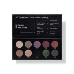 Affect Smoky And Shiny - Paleta 10 cieni do powiek 