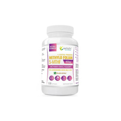 Wish Aktywny Kwas Foliowy Methylo Folian 400mcg 120 Kapsułek Dla Wegan Suplement