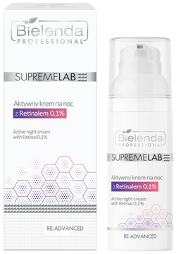 Bielenda Professional SuperemeLab Aktywny krem na noc z Retinalem 0,1% 50ml