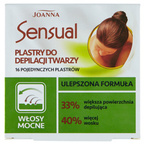 Joanna Sensual Plastry do depilacji twarzy - Mocne włosy 16sztuk