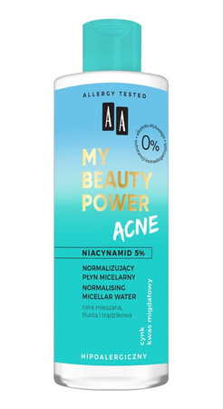 AA My Beauty Power Acne Normalizujący płyn micelarny 200ml