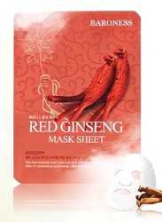 BARONESS Red Ginseng Mask Sheet maseczka do twarzy z czerwonego żeń-szenia