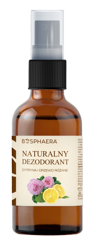BOSPHAERA Naturalny dezodorant cytryna i drzewo różane 50ml