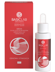 BasicLab Serum 0,5% retinolu+koenzym Q10+skwalan 30ml
