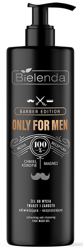 Bielenda Only For Men Barber Edition odświeżająco oczyszczający żel do mycia twarzy i zarostu 190g