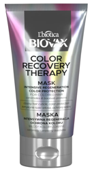 Biovax Recovery Color Therapy Intensywnie regenerująca maska ochronna włosy koloryzowane 150ml