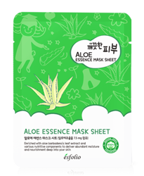ESFOLIO Pure Skin Aloe Essence Mask Sheet Maska w płachcie z ekstraktem z aloesu 25ml