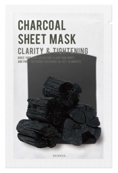 EUNYUL Charcoal Sheet Mask maska w płachcie z węglem Clarity&Tightening