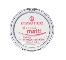 Essence All About Matt Fixing Compact Powder - Prasowany puder matująco – utrwalający Transparentny, 8 g