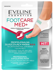 Eveline Cosmetics FootCare Med+ profesjonalna złuszczająca maska do stóp 1para