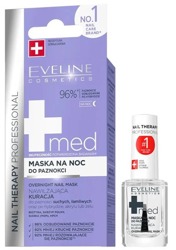 Eveline Cosmetics Nail Therapy MED+ Maska na noc do paznokci 12ml