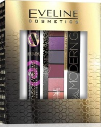Eveline Cosmetics ZESTAW Tusz do rzęs Extension Volume + Paleta cieni Modern Glam