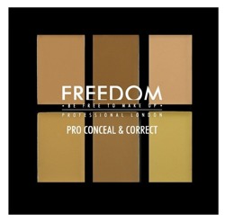 Freedom PRO Conceal&Correct Palette - Paleta 6 korektorów do twarzy Light/Medium