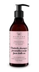 MAWAWO Prebiotyczny szampon do wrażliwej skóry głowy od 1 dnia życia 250ml