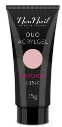 Neonail Duo Acrylgel Natural Pink Żel do budowania i przedłużania paznokci 15g