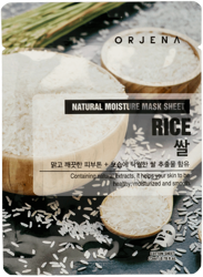 ORJENA Rice Mask Sheet rozświetlająca maseczka w płachcie z ryżem 23ml
