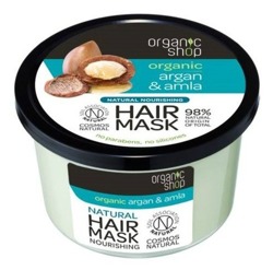 Organic shop Maska do włosów Argan&Amla 250ml