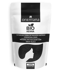 Orientana Bio henna do włosów Hebanowa Czerń 50g