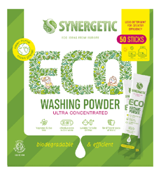 SYNERGETIC Washing Powder Biodegradowalny koncentrat proszku do prania 50 saszetek