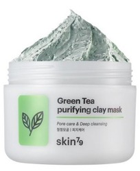 Skin79 Green Tea Purifying Clay Mask Peelingująca maska oczyszczająca do twarzy 100ml