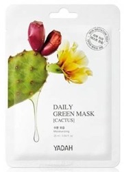 YADAH Daily Green Mask Cactus Nawilżająca maska z opuncją figową 25ml