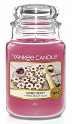 Yankee Candle Świeca zapachowa Słoik duży Merry Berry 623g