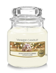 Yankee Candle Świeca zapachowa Słoik mały Spun Sugar Flurries 104g