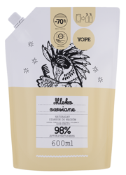 Yope Naturalny szampon do włosów Mleko Owsiane REFILL 600ml