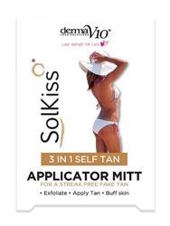 dermaV10 SolKiss 3in1 Self Tan Applicator Mitt Rękawica do nakładania samoopalacza