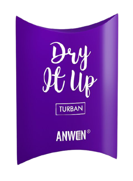 Anwen Dry It Up Turban (Fioletowy)