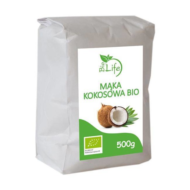 BioLife Mąka kokosowa ekologiczna BIO 500 g
