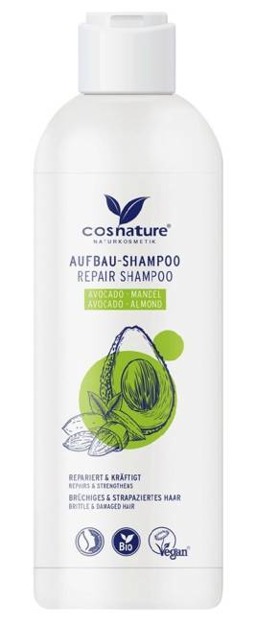 Cosnature Naturalny regenerujący szampon do włosów z awokado i migdałami 200ml