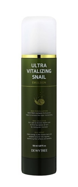 DEWYTREE Ultra Vitalizing Snail Emulsion Emulsja do twarzy z mucyną ślimaka 150ml