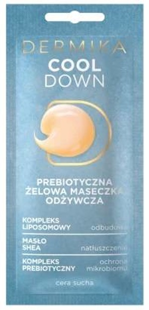 Dermika Prebiotyczna Żelowa Maseczka Odżywcza Cool Down 10ml