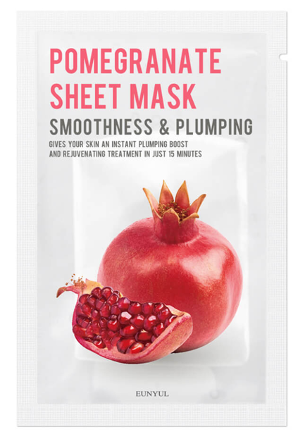 EUNYUL Pomegranate Sheet Mask maska w płachcie z granatem Smoothness&Plumping