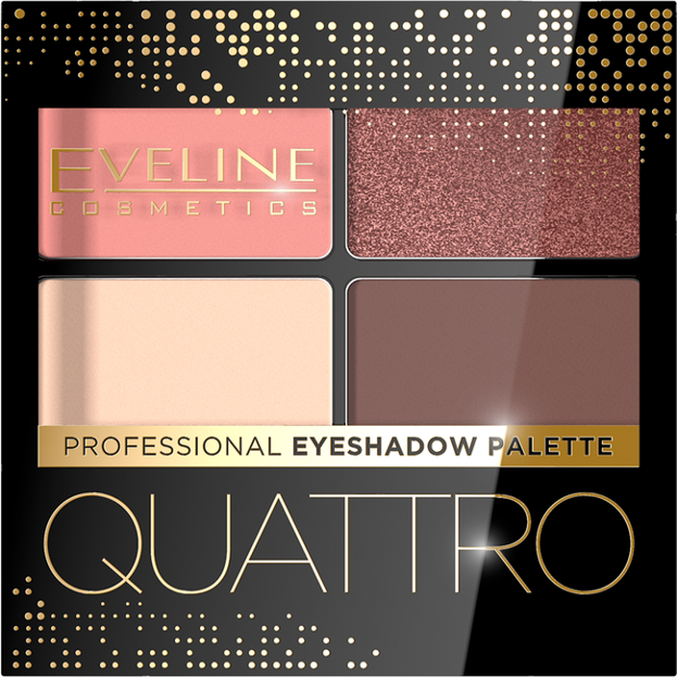 Eveline Cosmetics QUATTRO Eyeshadow Palette Paleta cieni do powiek 06 4x0,8g