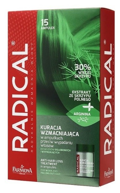 Farmona Radical Kuracja przeciw wypadaniu włosów /Kompleks odżywczy w ampułkach stymulujący wzrost włosów