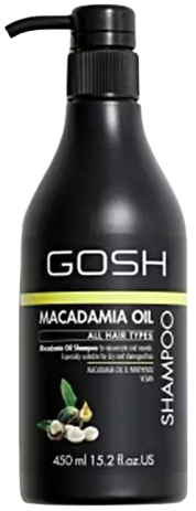 GOSH Macadamia Oil Shampoo Szampon do włosów 450ml