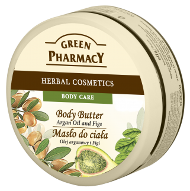 Green Pharmacy Masło do ciała Olej arganowy i Figi 200 ml