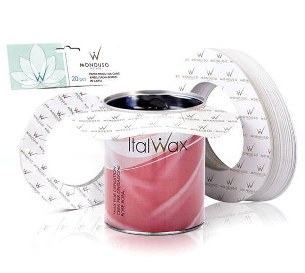 Italwax Ring Protective Collar Pierścienie ochronne na puszkę z woskiem 20szt