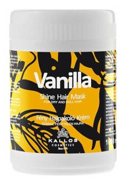 Kallos Professional Vanilla Shine Hair Mask - Nabłyszczająca maska waniliowa do włosów