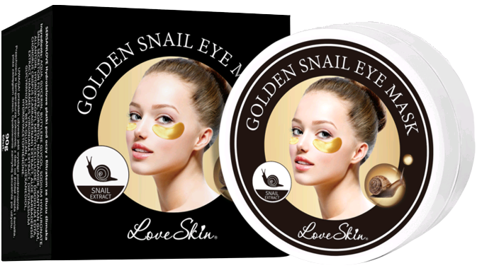 Love Skin Golden Snail Płatki pod oczy hydrożelowe ze śluzem ślimaka 60 szt.