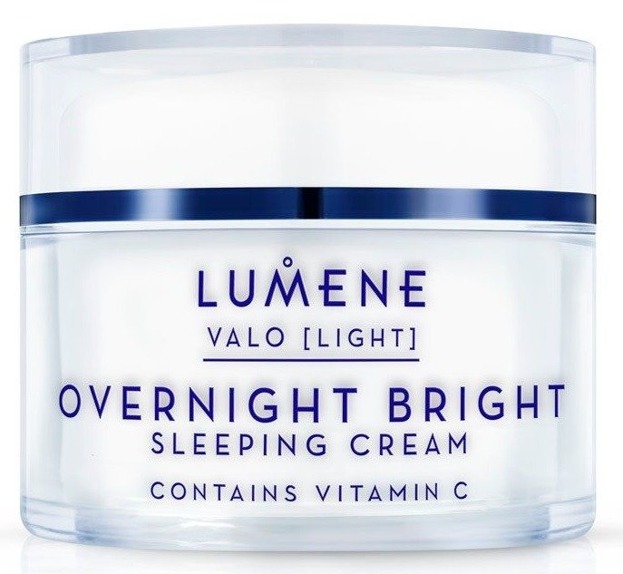 Lumene Valo Overnight Bright Vitamin C Sleeping Cream - Krem na noc z witaminą C do każdego rodzaju skóry 50ml [LVS]