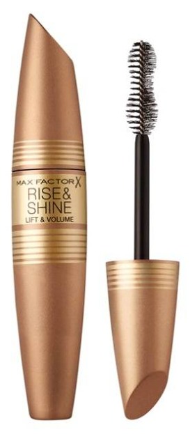 Max Factor Rise&Shine lift&volume Mascara Pogrubiająco- podkrecajacy Tusz do rzęs 000 intense black