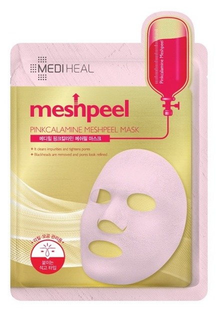 Mediheal Meshpeel Maska z pudrem kalaminowym do twarzy
