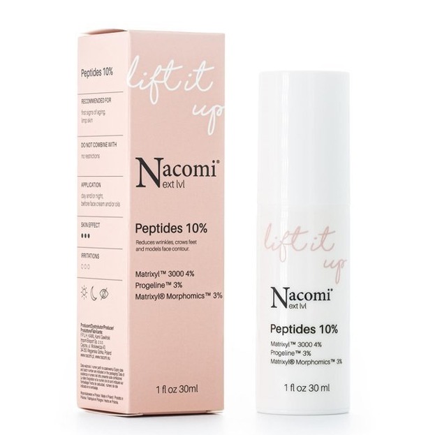 Nacomi Next Level Lift It Up Peptides 10% Liftingujące serum do twarzy z peptydami 10% 30ml